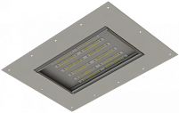 Взрывозащищенные светодиодные светильники АЭК-ДСП39-080 АЗС